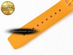 RM052-05 Brown Ceramic Bezel Carbon Case YSF Best Edition Skeleton Dial on Orange Rubber Strap Tourbillon - Görsel 19