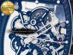 RM055 NTPT UOKF 1:1 Best Edition Black Inner Bezel Black Crown on Black Rubber Strap RMUL2 Super Clone - Görsel 10