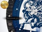 RM055 NTPT UOKF 1:1 Best Edition Black Inner Bezel Black Crown on Black Rubber Strap RMUL2 Super Clone - Görsel 11
