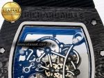 RM055 NTPT UOKF 1:1 Best Edition Black Inner Bezel Black Crown on Black Rubber Strap RMUL2 Super Clone - Görsel 18