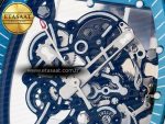 RM055 NTPT UOKF 1:1 Best Edition Blue Inner Bezel Black Crown on Black Rubber Strap RMUL2 Super Clone - Görsel 10