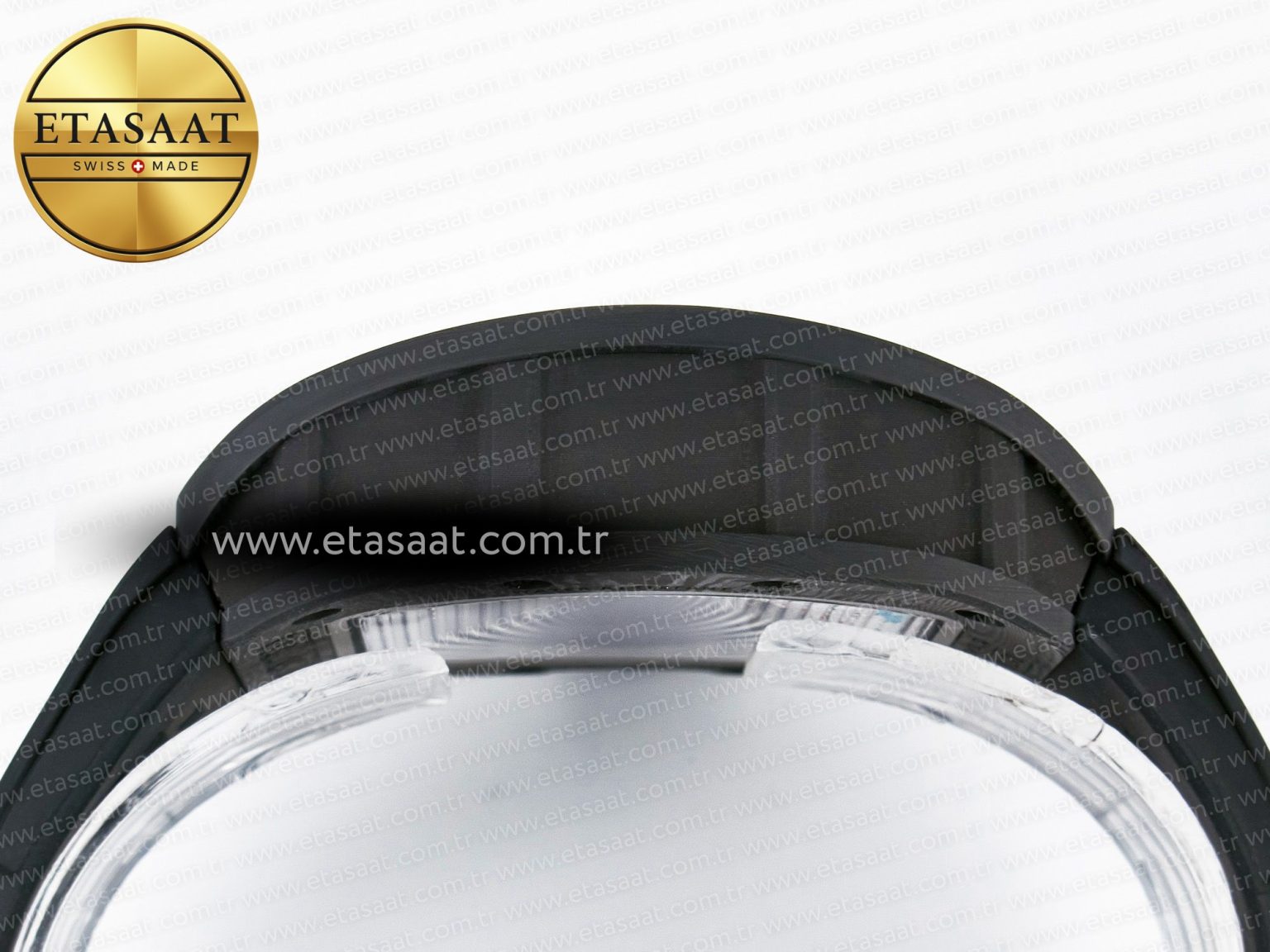 RM055 NTPT UOKF 1:1 Best Edition Blue Inner Bezel Black Crown on Black Rubber Strap RMUL2 Super Clone - Görsel 13