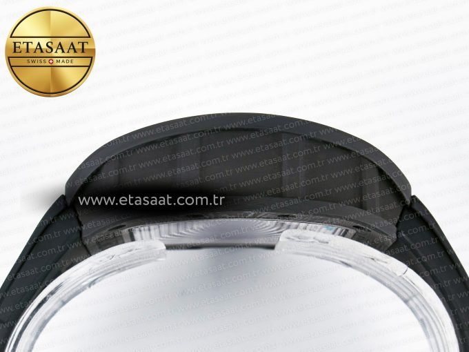 RM055 NTPT UOKF 1:1 Best Edition Blue Inner Bezel Black Crown on Black Rubber Strap RMUL2 Super Clone - Görsel 13