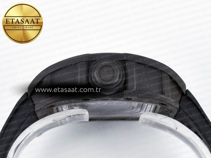RM055 NTPT UOKF 1:1 Best Edition Blue Inner Bezel Black Crown on Black Rubber Strap RMUL2 Super Clone - Görsel 14