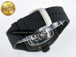 RM055 NTPT UOKF 1:1 Best Edition Blue Inner Bezel Black Crown on Black Rubber Strap RMUL2 Super Clone - Görsel 15