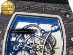 RM055 NTPT UOKF 1:1 Best Edition Blue Inner Bezel Black Crown on Black Rubber Strap RMUL2 Super Clone - Görsel 18