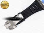 RM055 NTPT UOKF 1:1 Best Edition Blue Inner Bezel Black Crown on Black Rubber Strap RMUL2 Super Clone - Görsel 22