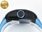 RM055 NTPT UOKF 1:1 Best Edition Blue Inner Bezel Black Crown on Blue Rubber Strap RMUL2 Super Clone - Görsel 14