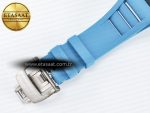 RM055 NTPT UOKF 1:1 Best Edition Blue Inner Bezel Black Crown on Blue Rubber Strap RMUL2 Super Clone - Görsel 20