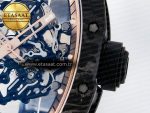 RM055 NTPT UOKF 1:1 Best Edition RG Inner Bezel Black Crown on Black Rubber Strap RMUL2 Super Clone - Görsel 11
