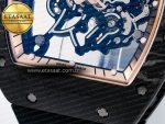 RM055 NTPT UOKF 1:1 Best Edition RG Inner Bezel Black Crown on Black Rubber Strap RMUL2 Super Clone - Görsel 12