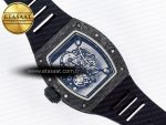 RM055 NTPT UOKF 1:1 Best Edition RG Inner Bezel Black Crown on Black Rubber Strap RMUL2 Super Clone - Görsel 16