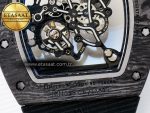 RM055 NTPT UOKF 1:1 Best Edition RG Inner Bezel Black Crown on Black Rubber Strap RMUL2 Super Clone - Görsel 18