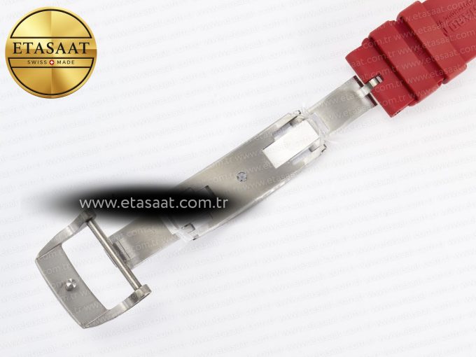RM055 Ti/NTPT UOKF 1:1 Best Edition Black Inner Bezel Red Crown on Red Rubber Strap RMUL2 Super Clone - Görsel 22