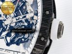 RM055 Ti/NTPT UOKF 1:1 Best Edition White/Black Inner Bezel White Crown on White Rubber Strap RMUL2 Super Clone - Görsel 11