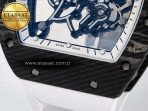 RM055 Ti/NTPT UOKF 1:1 Best Edition White/Black Inner Bezel White Crown on White Rubber Strap RMUL2 Super Clone - Görsel 12