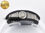 RM055 Ti/NTPT UOKF 1:1 Best Edition White/Black Inner Bezel White Crown on White Rubber Strap RMUL2 Super Clone - Görsel 14