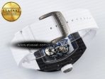 RM055 Ti/NTPT UOKF 1:1 Best Edition White/Black Inner Bezel White Crown on White Rubber Strap RMUL2 Super Clone - Görsel 15