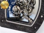 RM055 Ti/NTPT UOKF 1:1 Best Edition White/Black Inner Bezel White Crown on White Rubber Strap RMUL2 Super Clone - Görsel 18