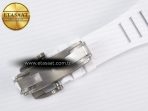RM055 Ti/NTPT UOKF 1:1 Best Edition White/Black Inner Bezel White Crown on White Rubber Strap RMUL2 Super Clone - Görsel 21