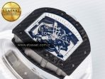 RM055 Ti/NTPT UOKF 1:1 Best Edition White/Black Inner Bezel White Crown on White Rubber Strap RMUL2 Super Clone - Görsel 7