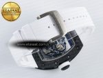 RM055 Ti/NTPT UOKF 1:1 Best Edition White/Red Inner Bezel White Crown on White Rubber Strap RMUL2 Super Clone - Görsel 15