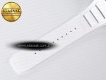 RM055 Ti/NTPT UOKF 1:1 Best Edition White/Red Inner Bezel White Crown on White Rubber Strap RMUL2 Super Clone - Görsel 19