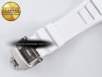 RM055 Ti/NTPT UOKF 1:1 Best Edition White/Red Inner Bezel White Crown on White Rubber Strap RMUL2 Super Clone - Görsel 20