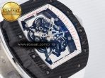 RM055 Ti/NTPT UOKF 1:1 Best Edition White/Red Inner Bezel White Crown on White Rubber Strap RMUL2 Super Clone - Görsel 5