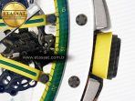RM061 White Ceramic ZF 1:1 Best Edition on White Rubber Strap RMUL2 Super Clone - Görsel 11