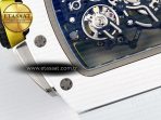 RM061 White Ceramic ZF 1:1 Best Edition on White Rubber Strap RMUL2 Super Clone - Görsel 18
