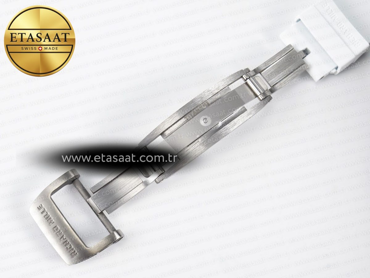 RM061 White Ceramic ZF 1:1 Best Edition on White Rubber Strap RMUL2 Super Clone - Görsel 22