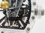 RM27-03 White Transparent Tourbillon MSF Best Edition Skull Dial on White Rubber Strap - Görsel 12