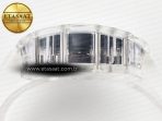 RM27-03 White Transparent Tourbillon MSF Best Edition Skull Dial on White Rubber Strap - Görsel 14