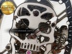 RM52-01 White Transparent Tourbillon MSF Best Edition Skull Dial on White Rubber Strap - Görsel 10