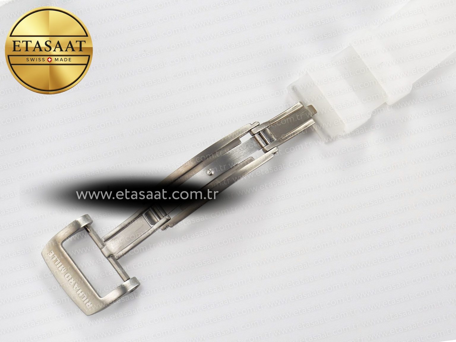 RM52-01 White Transparent Tourbillon MSF Best Edition Skull Dial on White Rubber Strap - Görsel 21