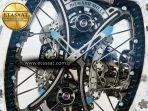 RM53-02 Transparent Tourbillon RMF Best Edition Skeleton Dial on Blue Rubber Strap - Görsel 11