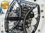 RM53-02 Transparent Tourbillon RMF Best Edition Skeleton Dial on Blue Rubber Strap - Görsel 17