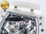 RM56-02 Transparent Tourbillon RMF Best Edition Skeleton White Dial on Transparent Rubber Strap - Görsel 10