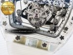 RM56-02 Transparent Tourbillon RMF Best Edition Skeleton White Dial on Transparent Rubber Strap - Görsel 12