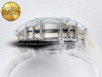 RM56-02 Transparent Tourbillon RMF Best Edition Skeleton White Dial on Transparent Rubber Strap - Görsel 13