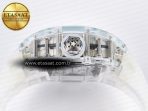 RM56-02 Transparent Tourbillon RMF Best Edition Skeleton White Dial on Transparent Rubber Strap - Görsel 14