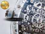 RM56-02 Transparent Tourbillon RMF Best Edition Skeleton White Dial on Transparent Rubber Strap - Görsel 19