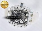RM56-02 Transparent Tourbillon RMF Best Edition Skeleton White Dial on Transparent Rubber Strap - Görsel 9