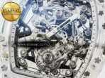 Mille RM56-02 Transparent Tourbillon White Rubber Strap - Görsel 11