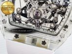 Mille RM56-02 Transparent Tourbillon White Rubber Strap - Görsel 12