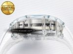 Mille RM56-02 Transparent Tourbillon White Rubber Strap - Görsel 13