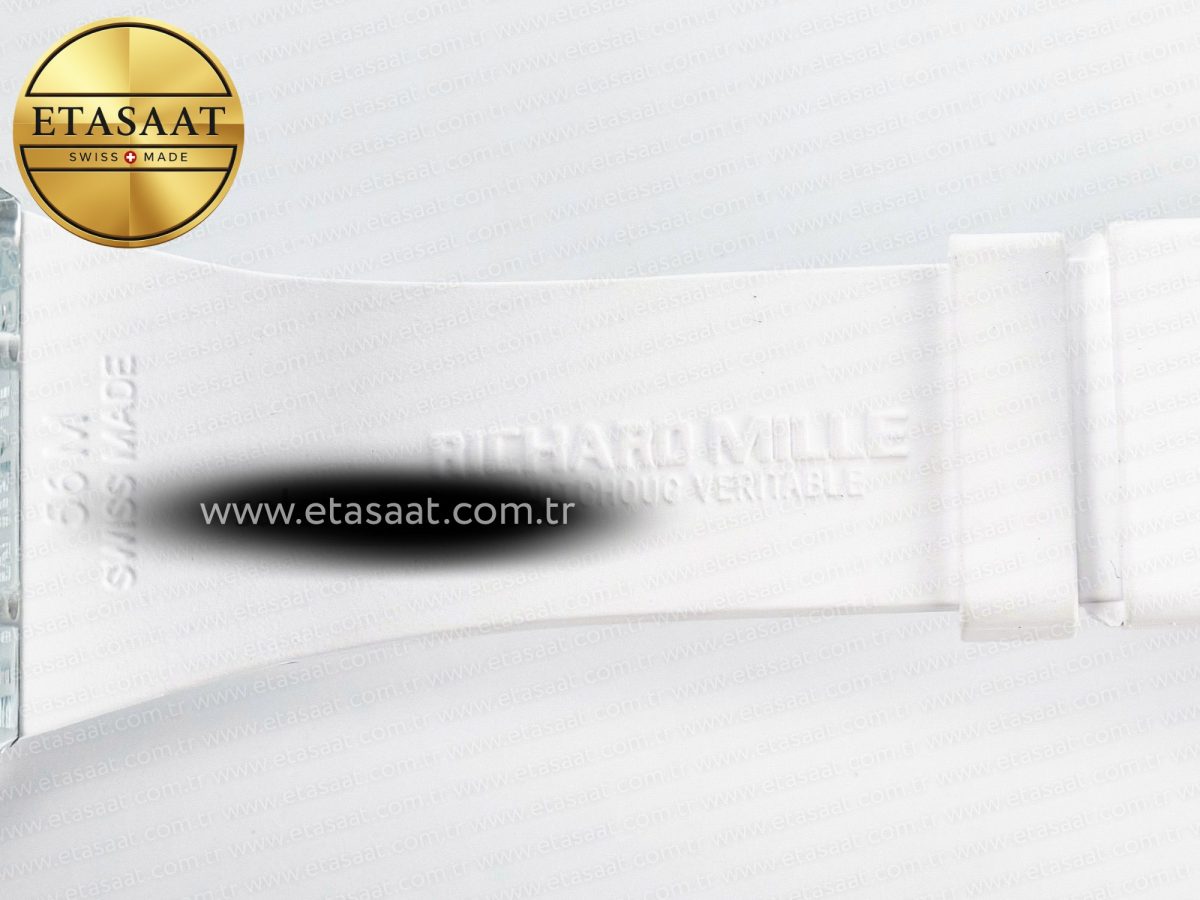 Mille RM56-02 Transparent Tourbillon White Rubber Strap - Görsel 23
