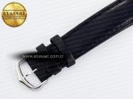 Ronde De Cartier 36mm DRF 1:1 Best Edition Sandblasted Silver-Plated White Dial on Black Leather Strap Ronda Quartz - Görsel 17