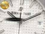Royal Oak 34mm SS ZF 1:1 Best Edition White Textured Dial on SS Bracelet A5800 - Görsel 10